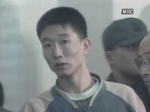 1997년 2월 대구 동구 지역에서 4명을 무참히 살해한 혐의를 받는 이승수의 모습. (mbc 뉴스 갈무리)