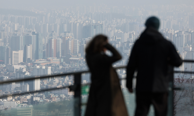 서울 남산에서 바라본 시내 아파트./사진=뉴스1