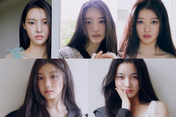 하이브 신인 걸그룹 아일릿(I'LL-IT)이 다음달 25일 데뷔한다. 사진은 왼쪽 위부터 차례로 윤아,민주, 모카, 왼쪽 아래부터 차례로 원희,이로하의 모습. /사진=뉴시스 
