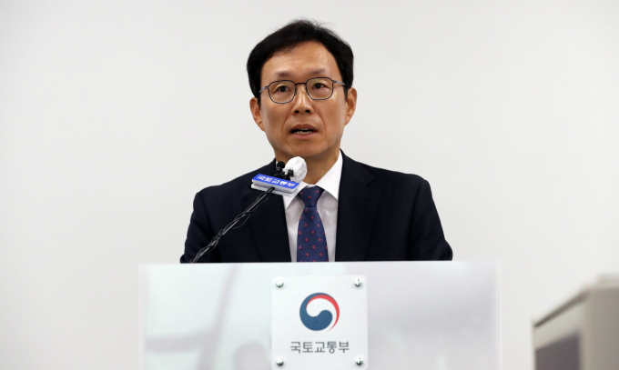 김규철 국토부 주택토지실장이 신고한 재산은 2월 기준 현직 고위공직자 2위로 조사됐다. 사진은 지난해 국토부 기술안전정책관 시절 김 실장 모습. /사진=뉴시스