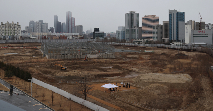 서울 용산구가 용산국제업무지구 개발을 위한 주민의견을 수렴한다. 사진은 사업지 일대. 사진=사진공동취재단(뉴시스)