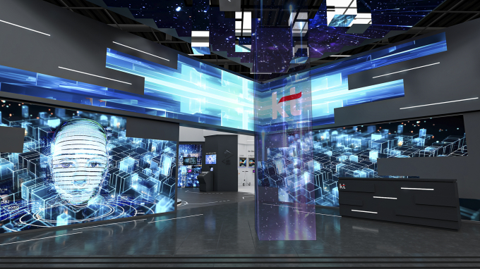 사진은 KT MWC 2024 전시관 시안. /사진=KT