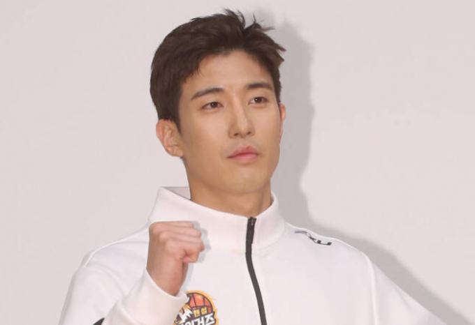 상간자 위자료 청구 소송을 당한 배우 강경준의 합의 가능성이 크지 않은 것으로 알려졌다. 사진은 지난 2020년 1월 서울 양천구 목동 SBS본사에서 열린 예능프로그램 '진짜 농구, 핸섬타이거즈' 제작발표회에 참석한 배우 강경준. /사진=머니투데이
