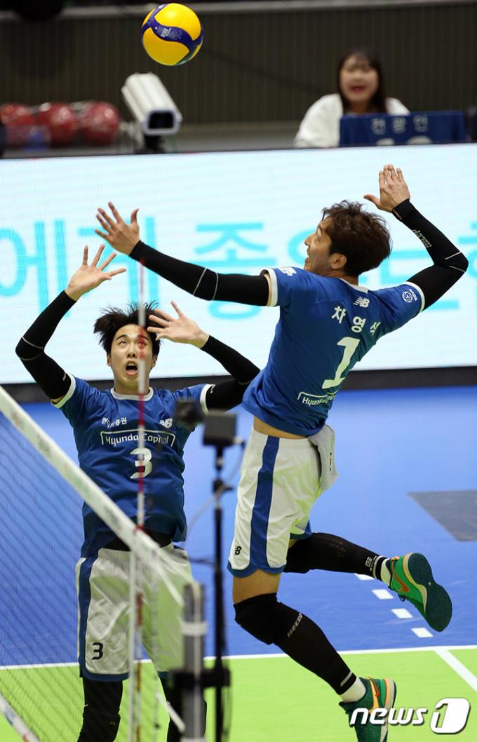 [사진] 한 템포 빠른 차영석 속공