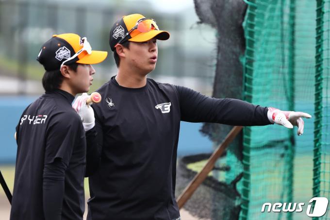 [사진] 훈련하는 노시환
