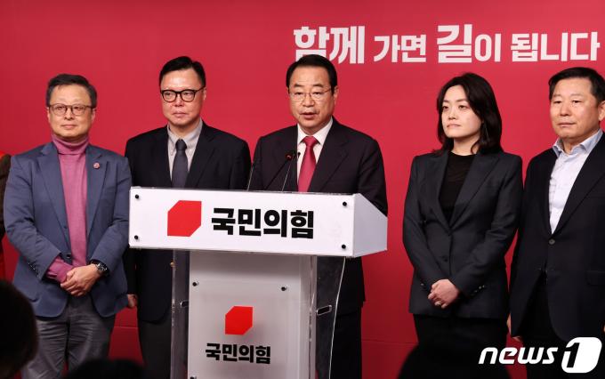 [사진] 국민의힘, 첫 경선 결과 발표