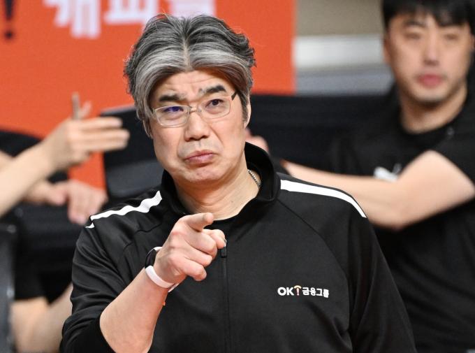 오기노 마사지 OK금융그룹 감독. (KOVO 제공)