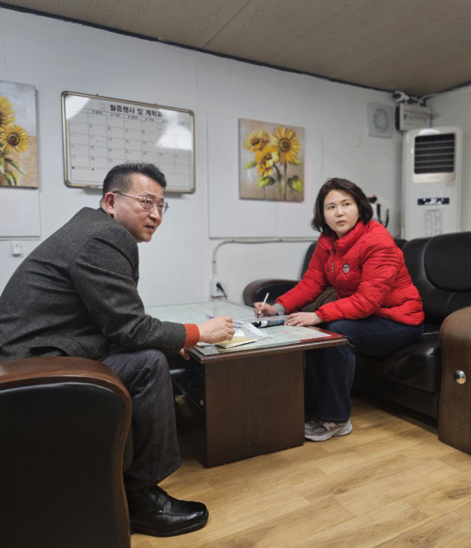 전지현 예비후보와 백현종 경기도의원, /사진=전지현 선거캠프