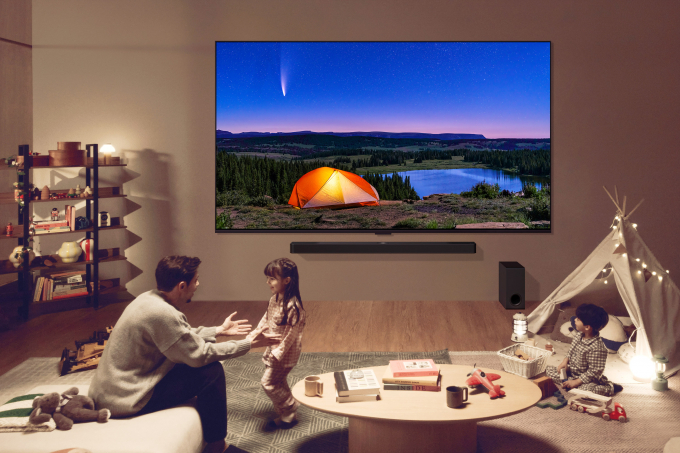 LG전자의 2024년형 QNED TV. / 사진=LG전자