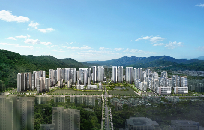 당첨 시 최대 20억원대의 시세차익을 기대할 수 있는 서울 강남 개포동 '디에이치 퍼스티어 아이파크' 계약 취소분 3가구 무순위 청약이 26일 진행된다. 사진은 디에이치 퍼스티어 아이파크 조감도./사진=뉴스1
