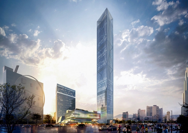 현대자동차그룹 GBC 변경설계안 서울시 제출. 사진은 GBC 조감도 /사진제공=현대자동차그룹