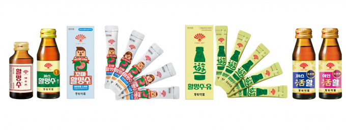 활명수를 활용한 동화약품 포트폴리오. /사진=동화약품
