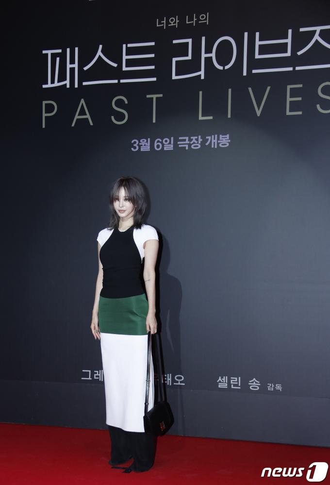 [사진] 한예슬 '패스트 라이브즈' 보러 왔어요