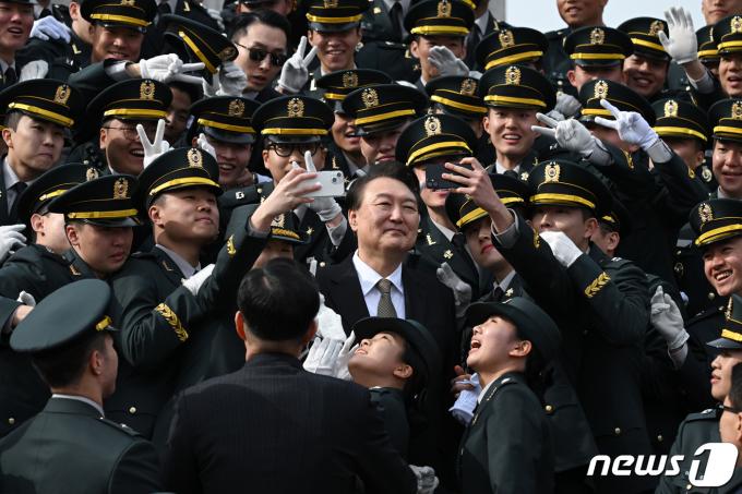 [사진] 대통령과 '셀카'