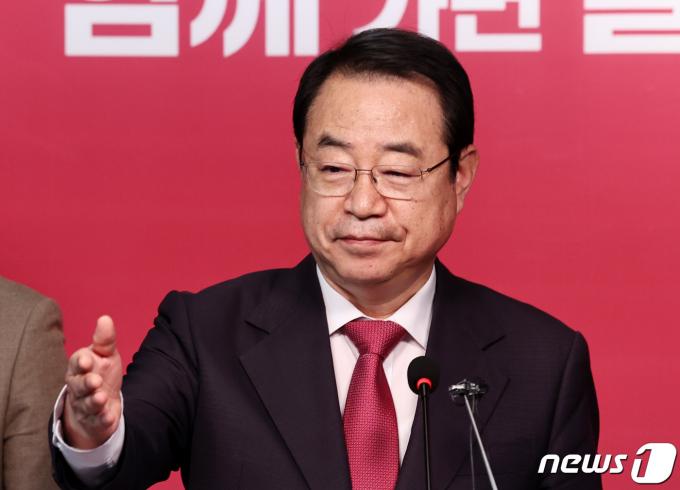 정영환 국민의힘 공천관리위원장 ⓒ News1 구윤성 기자