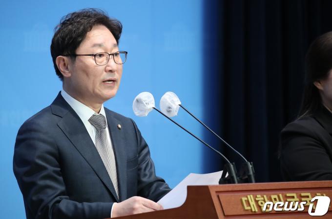박범계 더불어민주당 중앙당 선거관리위원장. 뉴스1 ⓒ News1 임세영 기자
