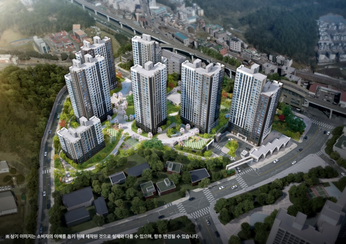 두산위브더제니스 센트럴 용인 조감도 /자료 제공=두산건설