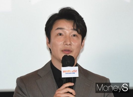  배우 허동원이 결혼 1년만에 파경을 맞았다. 사진은 지난 2022년 6월 서울 강남구 삼성동 메가박스 코엑스에서 열린 영화 '범죄도시2'(감독 이상용) 천만 돌파 흥행 감사 GV 행사에 참석한 배우 허동원. /사진=장동규 기자