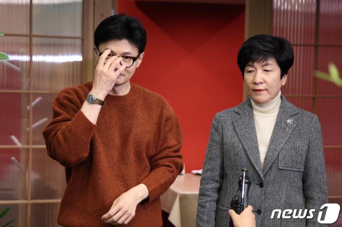 [사진] 한동훈·김영주 '회동 결과는?'