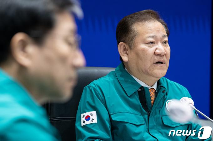 이상민 행정안전부 장관. ⓒ News1 유승관 기자