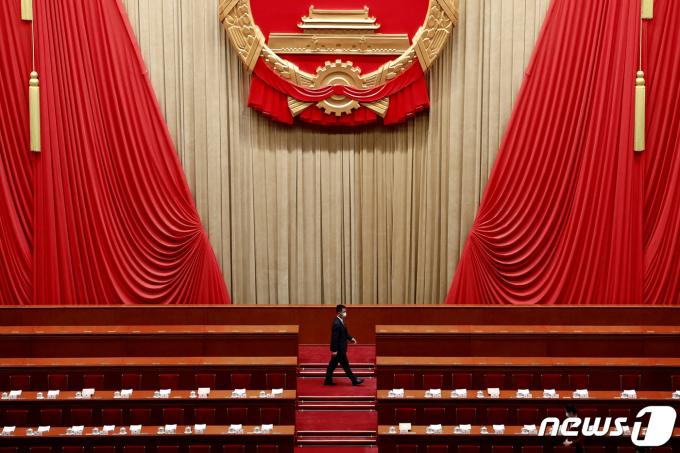 지난해 중국 양회의 한 축인 전국인민대표회의(전인대)가 개막하는 장면. ⓒ 로이터=뉴스1 ⓒ News1 정윤영 기자