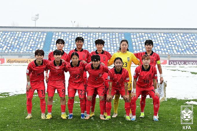 [사진] U-20 여자축구 호주전 베스트일레븐