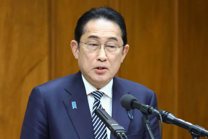 일본 기시다 내각 지지율이 5개월 연속 최저치를 기록했다. 사진은 기시다 후미오 일본 총리가 지난달 29일 중의원(하원) 정치윤리심사회에 출석해 발언하고 있는 모습. /사진=뉴시스