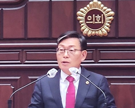4일 부산시의회 본회의에서 5분 자유발언을 하고 있는 박종철 의원/사진=부산시의회