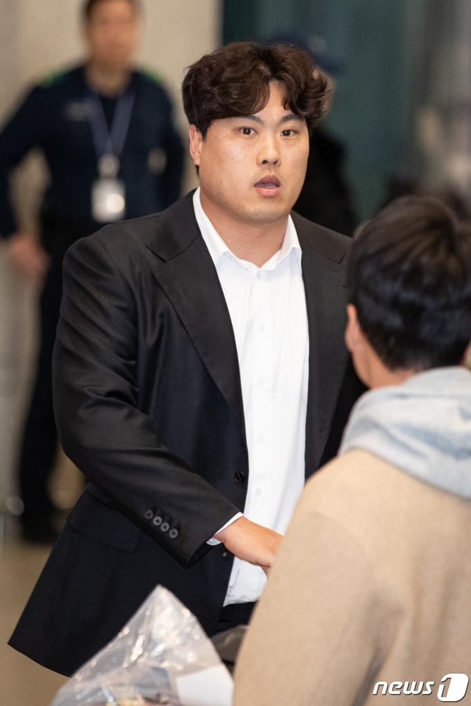 [사진] 귀국하는 류현진