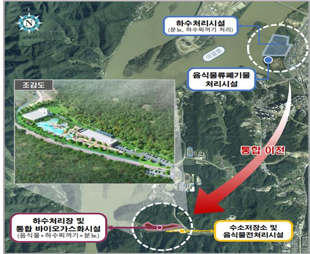 춘천시 바이오가스 시설화 추진 계획도. /사진제공=춘천시