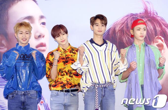 샤이니(SHINee) 온유(왼쪽부터), 태민, 민호, 키 ⓒ News1 권현진 기자