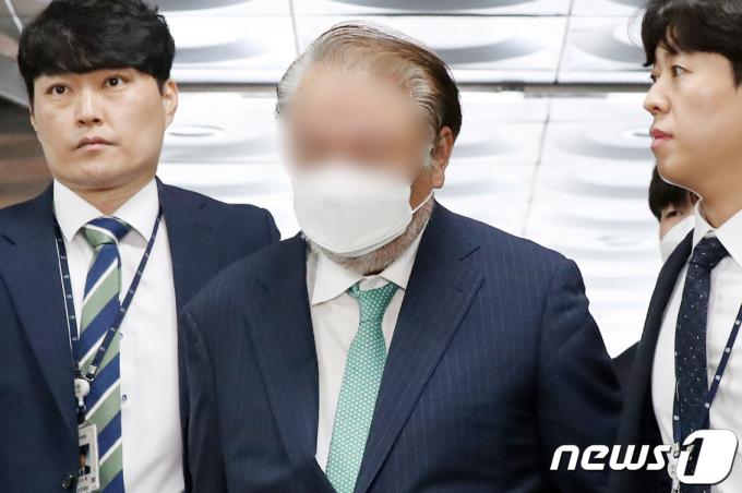 '백현동 개발 특혜 의혹' 사건의 핵심 인물 중 한 명인 정바울 아시아디벨로퍼 대표. 2023.6.9/뉴스1 ⓒ News1 민경석 기자