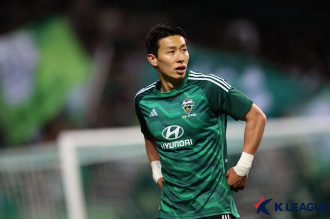 전북 현대의 수비수 김태환(한국프로축구연맹 제공)