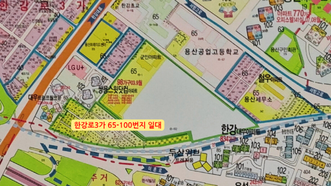 신속통합기획 추진구역 한강로3가 65-100 /자료 제공=재개발연구회