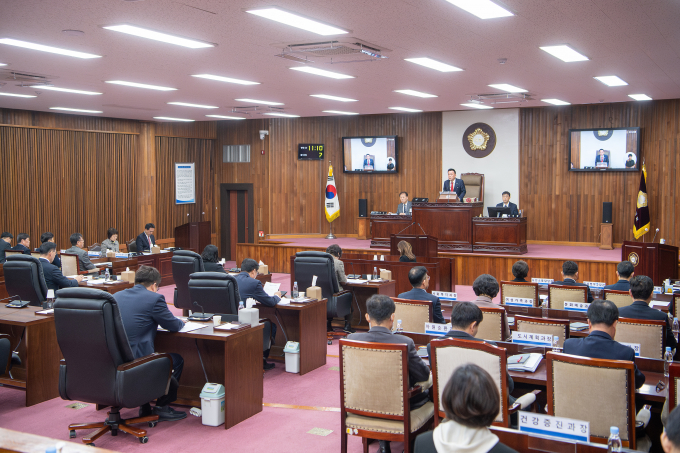  여주시의회가 지난 5일 '제69회 여주시의회 임시회'를 열고 있다. / 사진제공=여주시의회