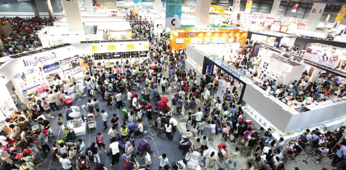 베페 베이비페어 전시장 모습. /사진=베페