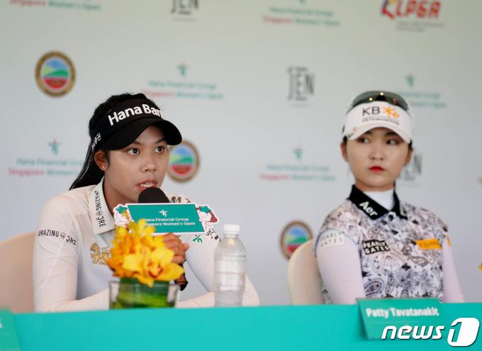 [사진] 하나금융그룹 싱가포르 여자오픈 공식기자회견