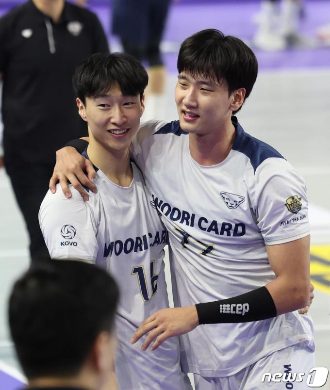 [사진] 송명근 '우리가 이겼다'