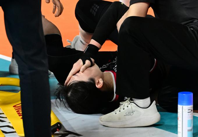 [사진] 괴로워하는 정관장 이소영