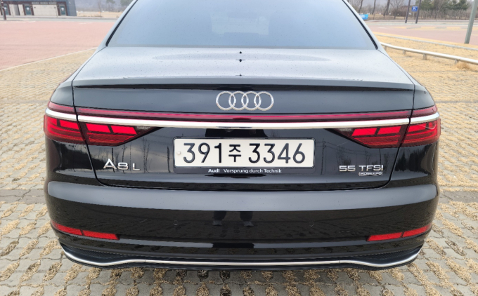 아우디 A8 L 뒷모습 /사진= 지선우 기자