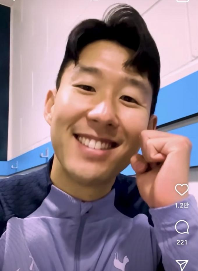 샌디에이고가 구단 공식 인스타그램에 손흥민의 영상을 게제했다.(샌디에이고 파드리스 구단 공식 인스타그램 갈무리)