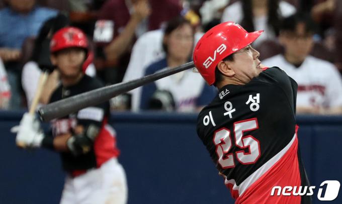 KIA 타이거즈의 주전 1루수를 노리는 이우성(30). /뉴스1 DB ⓒ News1 김성진 기자