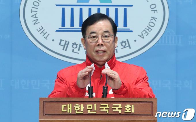 [사진] 박성중 의원, 제22대 총선 부천을 출마 선언