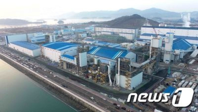              율촌산단 포스코필바라리튬솔루션 전경/뉴스1