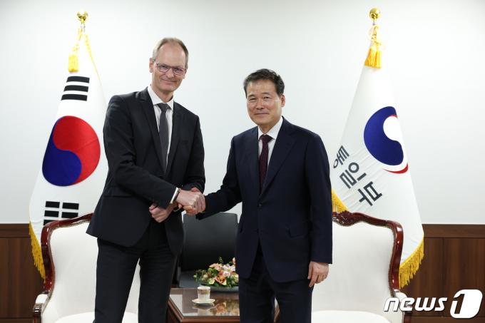 [사진] 김영호 장관, 토마스 바거 독일 외교부 외무차관 접견
