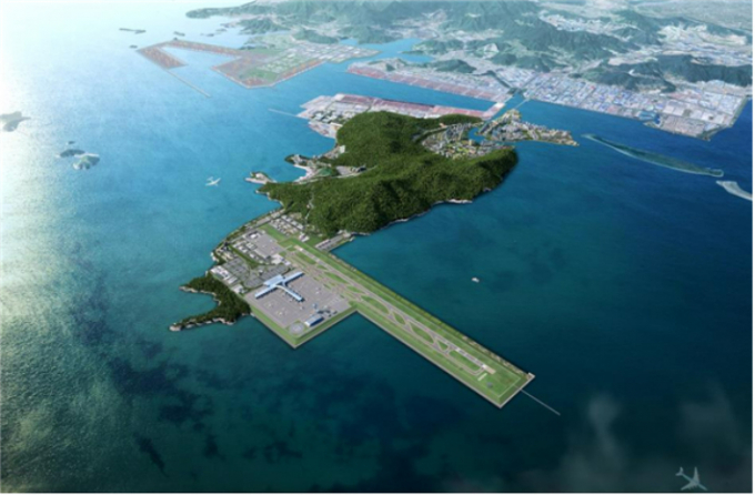 가덕도신공항 여객터미널 국제설계공모 착수 이미지는 가덕도신공항 조감도 /이미지제공=국토교통부 제공