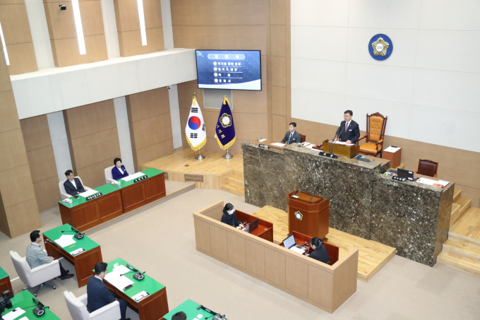 제242회 임시회 제1차 본회의 모습. / 사진제공=이천시의회