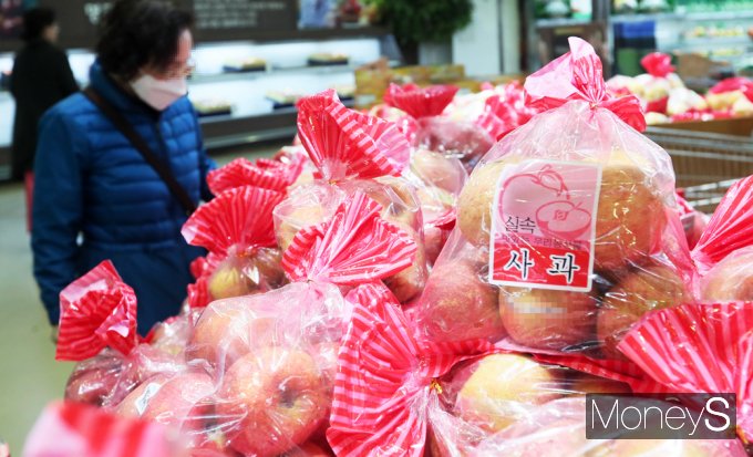 사과값이 오르면서 다른 과일 가격까지 덩달아 오르고 있다. 정부 비축량이 모두 소진돼 가을 수확기까지 사과값이 계속 상승할 것으로 전망된다. /사진=임한별 기자