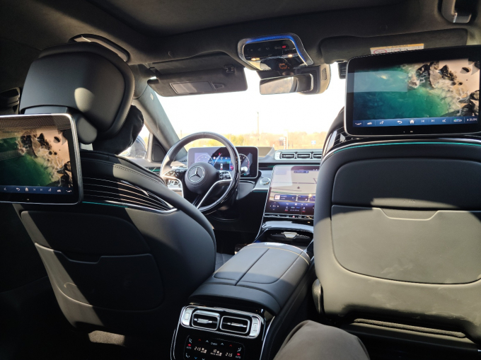 벤츠 S클래스 S580 L 4matic 내부 /사진=지선우 기자