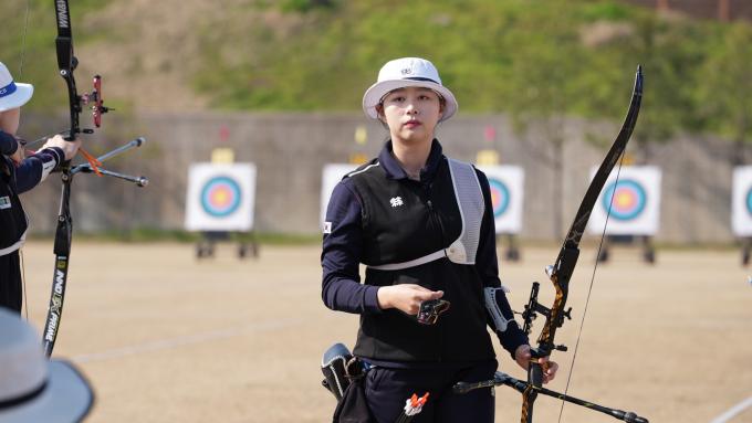 임시현이 14일 끝난 2024 양궁 국가대표 3차 선발전에서 여자 리커브 종합 1위에 올랐다. (대한양궁협회 제공)